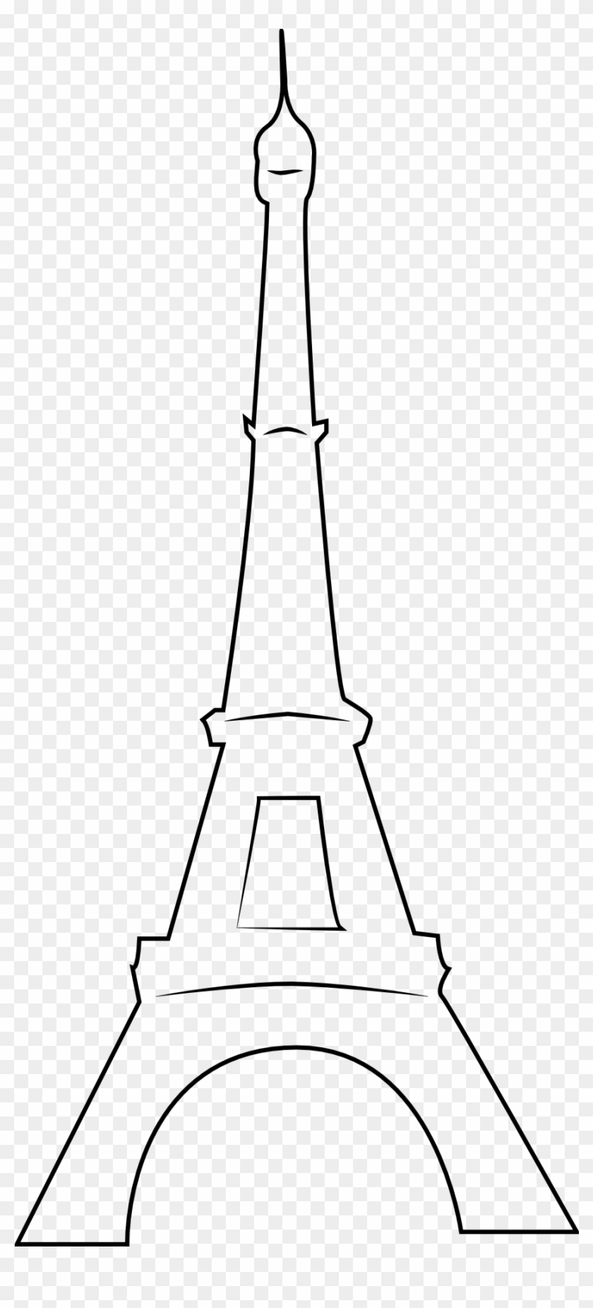 Download Eiffel Tower Primitive Outline Icon Legkij Risunok Ejfelevoj Bashni Hd Png Download 960x1920 2147538 Pngfind