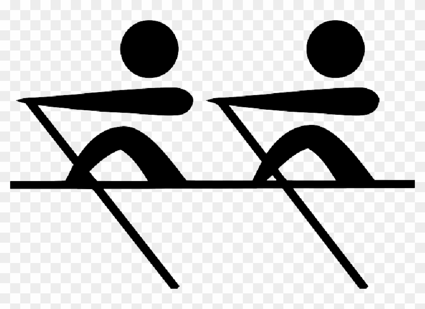 Sign, Icon, Stick, Symbol, Silhouette, Sport, Team - Rowing Clipart, HD ...