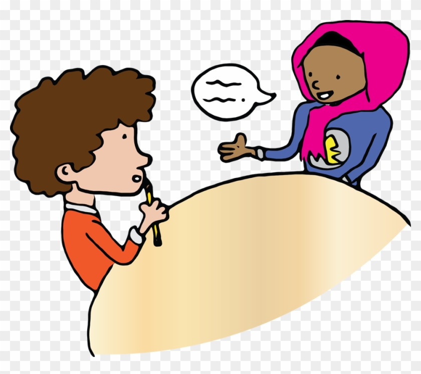 Pair Clipart Teacher Student Conversation - Share Out Clipart, HD Png