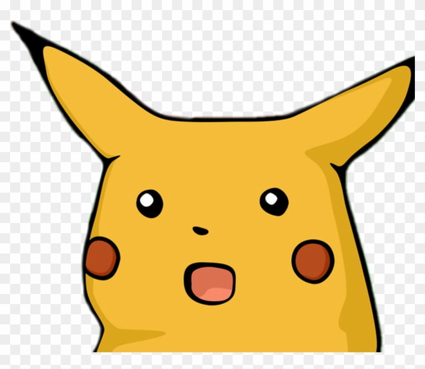#pikachu #pokemon #meme #wow #shook #shocked - Pikachu Wow Png