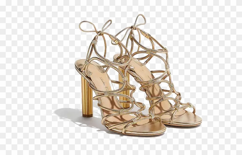 fancy sandal transparente