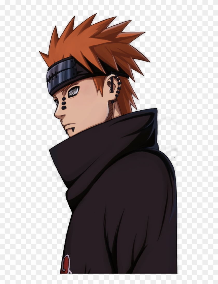 Naruto Pain Clipart Line - Pain Face Naruto Drawing, HD Png Download ,  Transparent Png Image