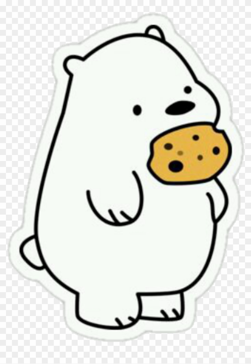 kawaii #cute #eating #bear #webarebears #webtoon #cartoon - Kawaii We Bare  Bears, HD Png Download - 1024x1206(#2167061) - PngFind