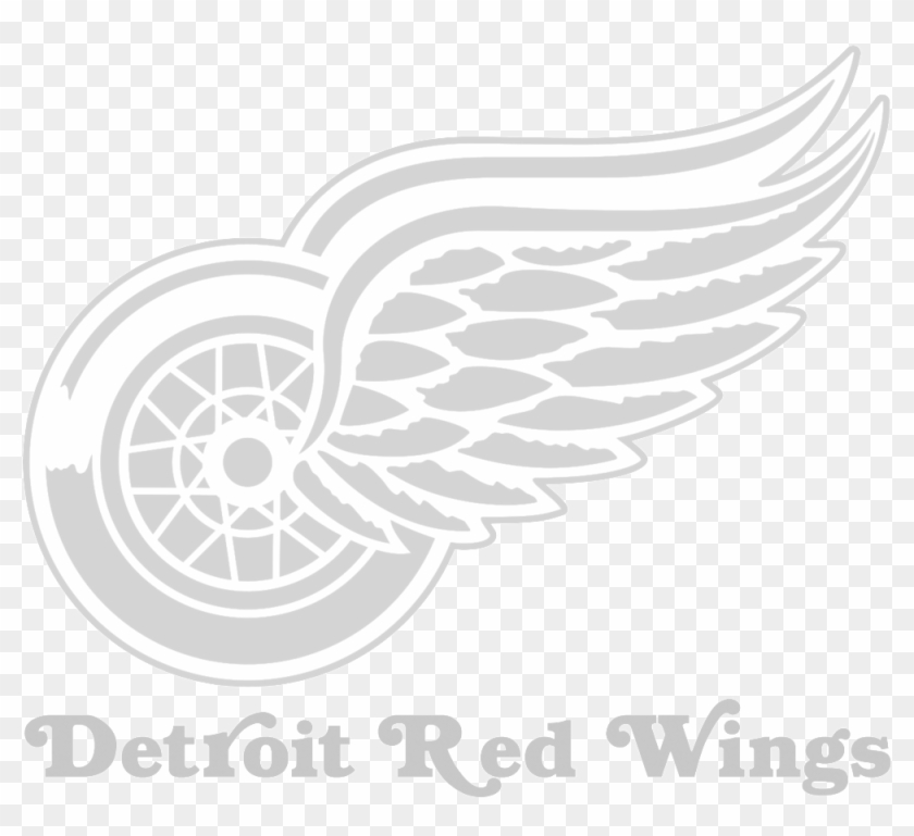Detroit Red Wings Grey - Detroit Red Wings Logo Transparent, Hd Png ...