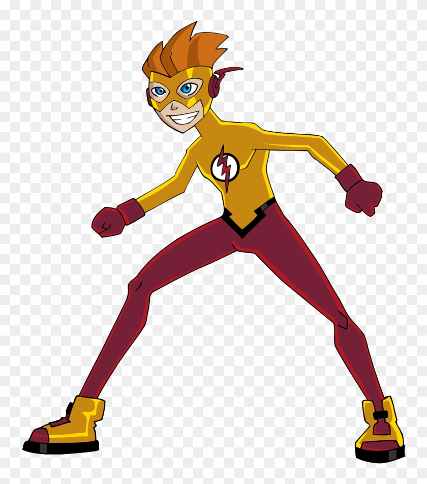 Kid Flash Transparent Background - Cartoon, HD Png Download -  766x886(#2176345) - PngFind