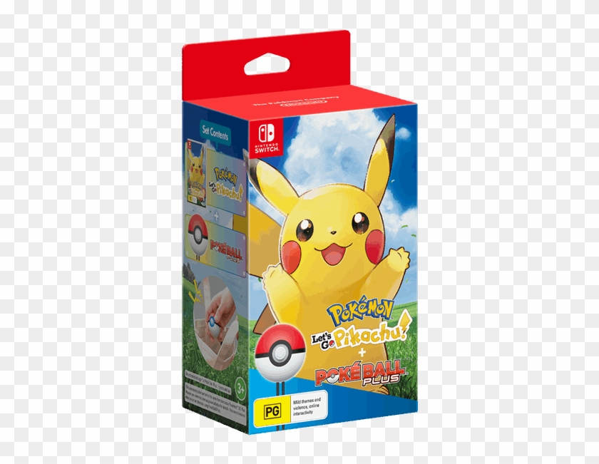 Pokemon Let S Go Pikachu With Pokeball Plus Pokemon Let S Go Pikachu Bundle Hd Png Download 600x600 Pngfind