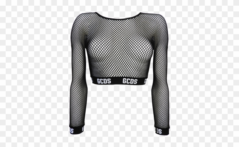 Fishnet Crop Top Top Gcds HD Png Download 600x600 2178492 PngFind