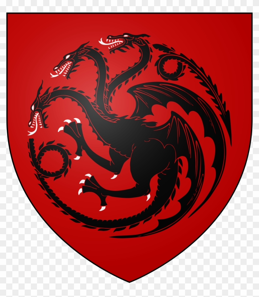 Targaryen Sigil Transparent - Red Dragon Coat Of Arms, HD Png Download ...