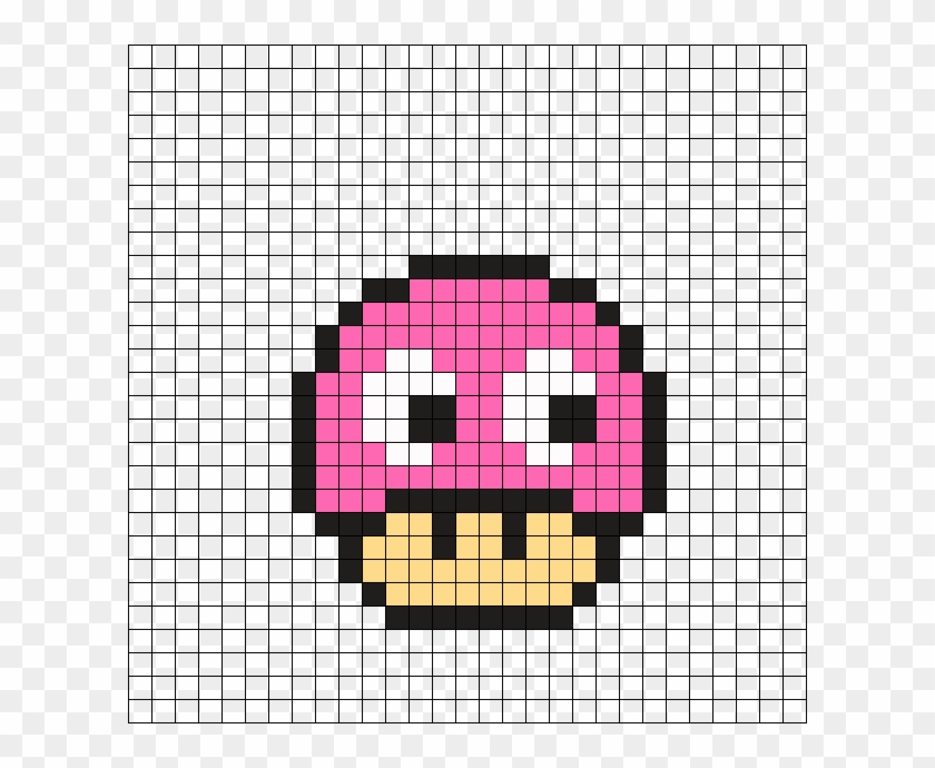 Art Pixel Art Facile Mario Champignon