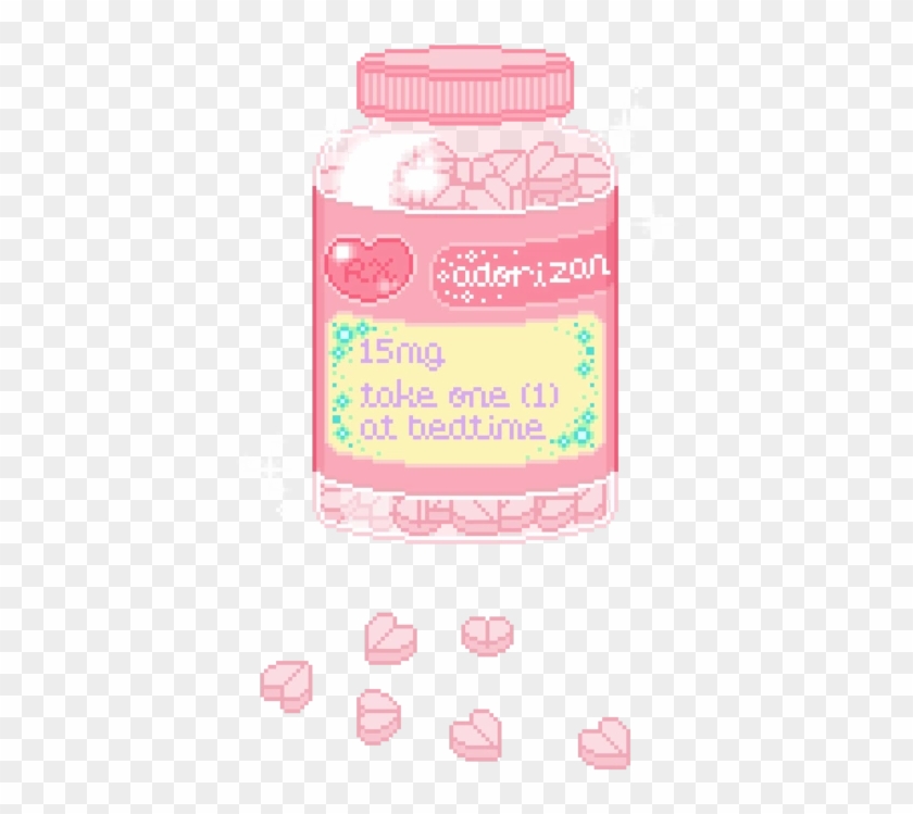 Kawaii Pixel Art And Pink Image Yami Kawaii Pixel Gif Hd Png Download 500x737 Pngfind