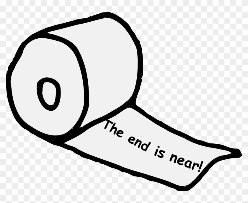 Medium Image End Toilet Paper Roll Hd Png Download 800x608