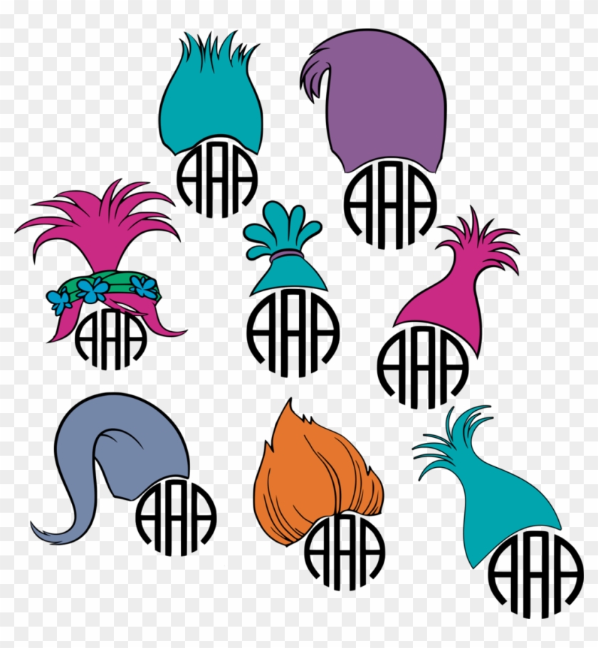 Download Troll Silhouette Clip Art Trolls Monogram Svg Hd Png Download 988x1024 223136 Pngfind