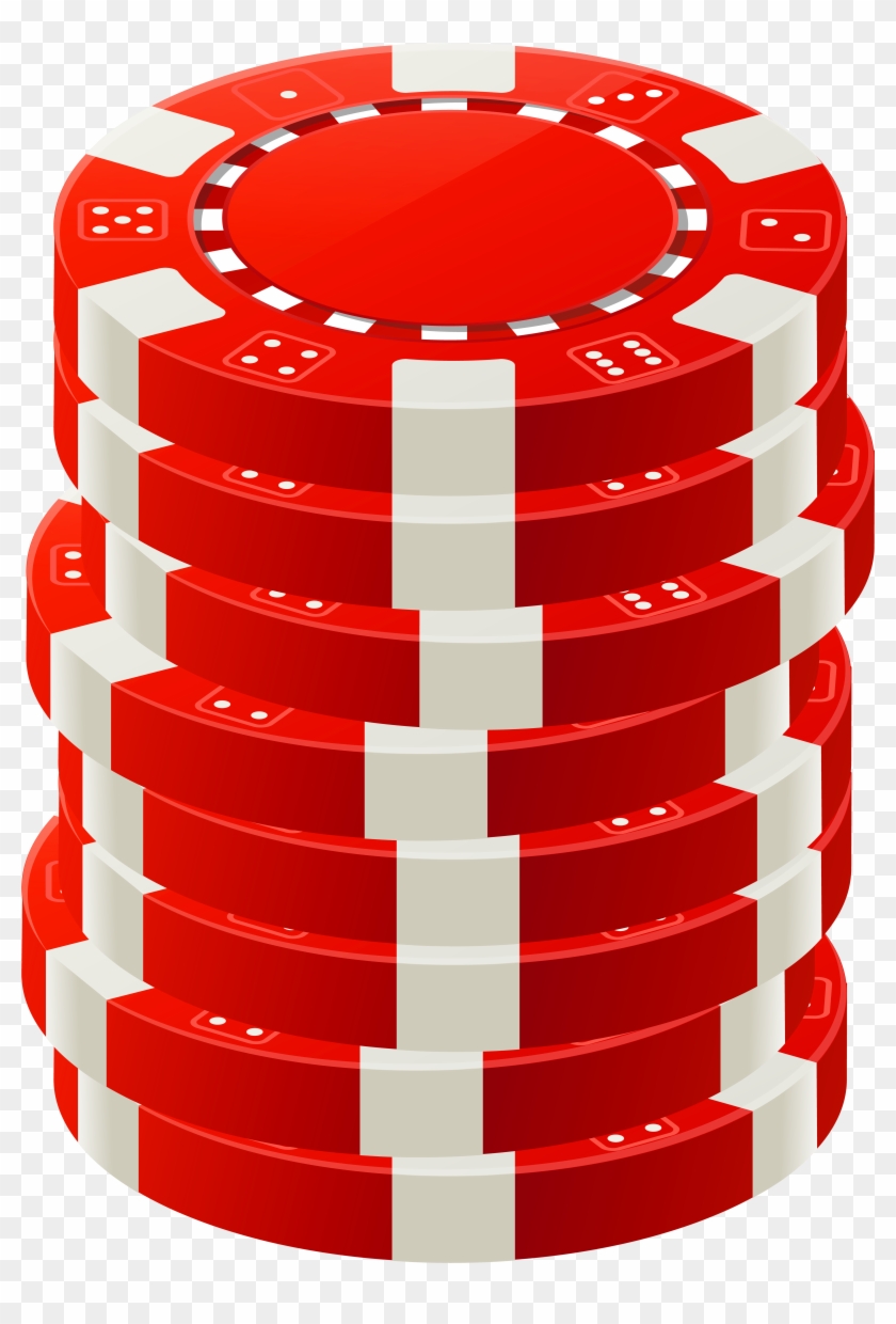 Red Poker Chips Png Clip Art - Gambling, Transparent Png ...