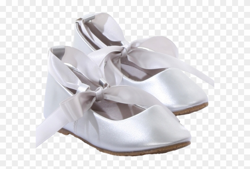 silver ballet shoes