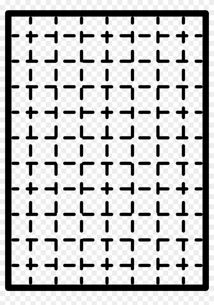 Grid Paper Coloring Page - Monochrome, HD Png Download - 1000x1375