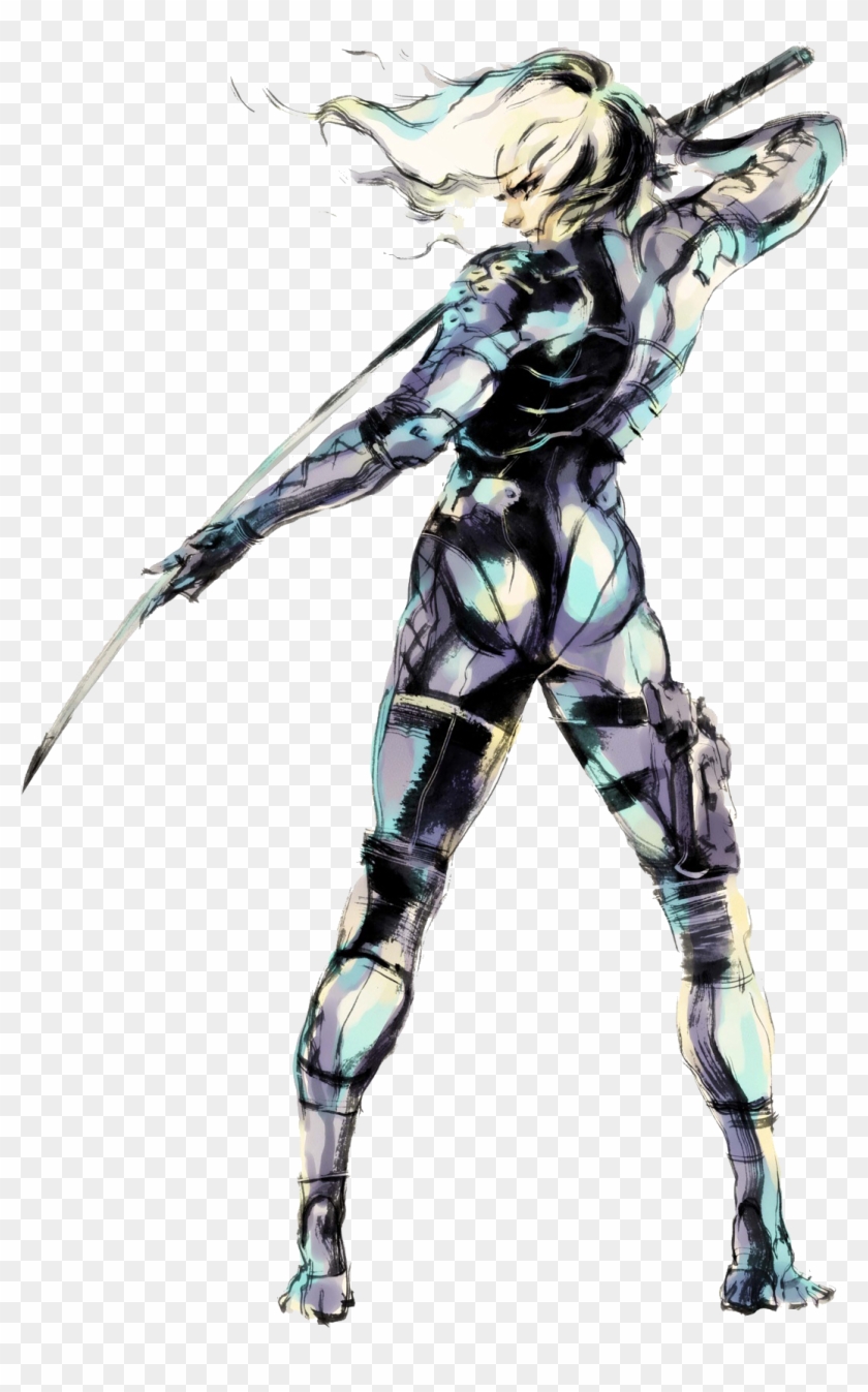 Raiden Ninja Sword Raiden Art Metal Gear Hd Png Download 1064x1656 2202228 Pngfind - ninja sword roblox