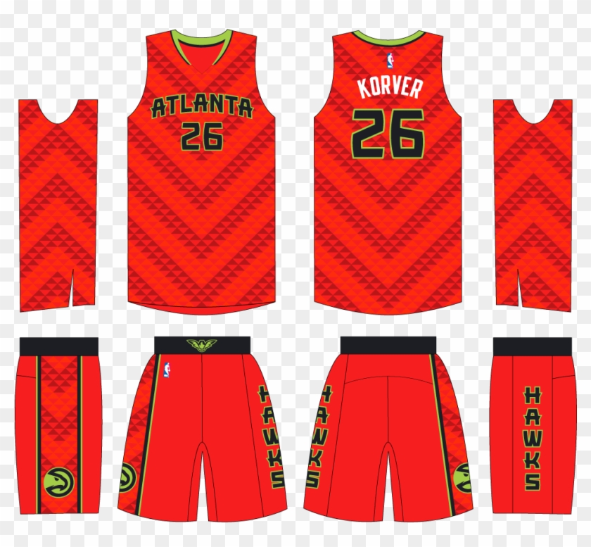 red atlanta hawks jersey