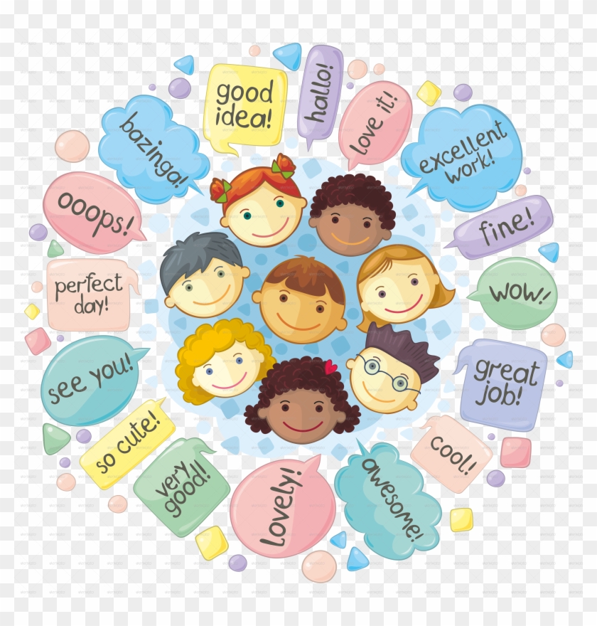 Cartoon Children's Spoken English Speech Bubble Vector - Children Speaking English, HD Png Download - 3900x3900(#2208548) - PngFind Cartoon Children's Spoken English Speech Bubble Vector - Children Speaking English, HD Png Download - 3900x3900(#2208548) - PngFind
