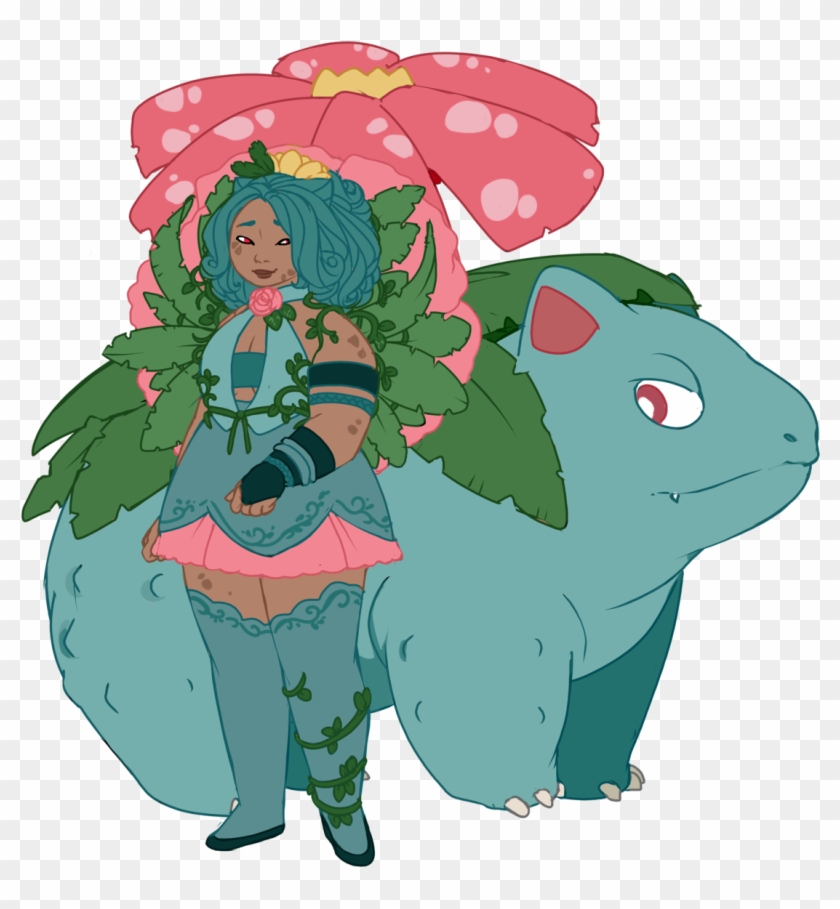 Bulbasaur Ivysaur Venusaur First Evolution Set For Cartoon Hd Png Download 1280x1228 Pngfind