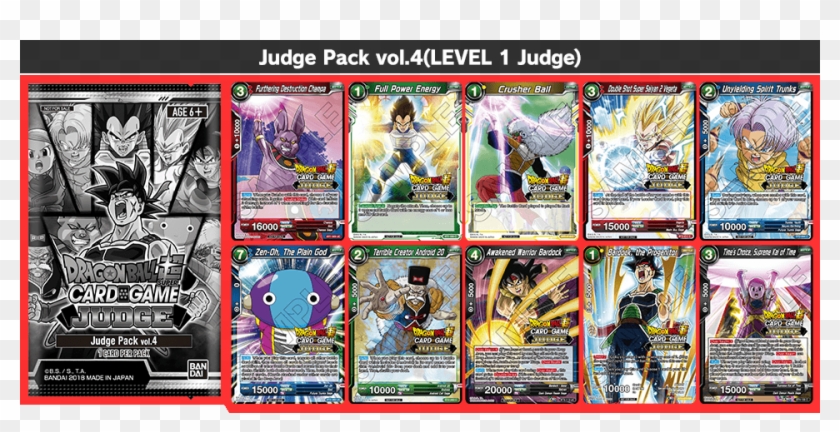 dragon ball super card game rising broly PSA 9 Beerus Godly Majesty Judge card // 2019 dragon ball super // Vol main image 1