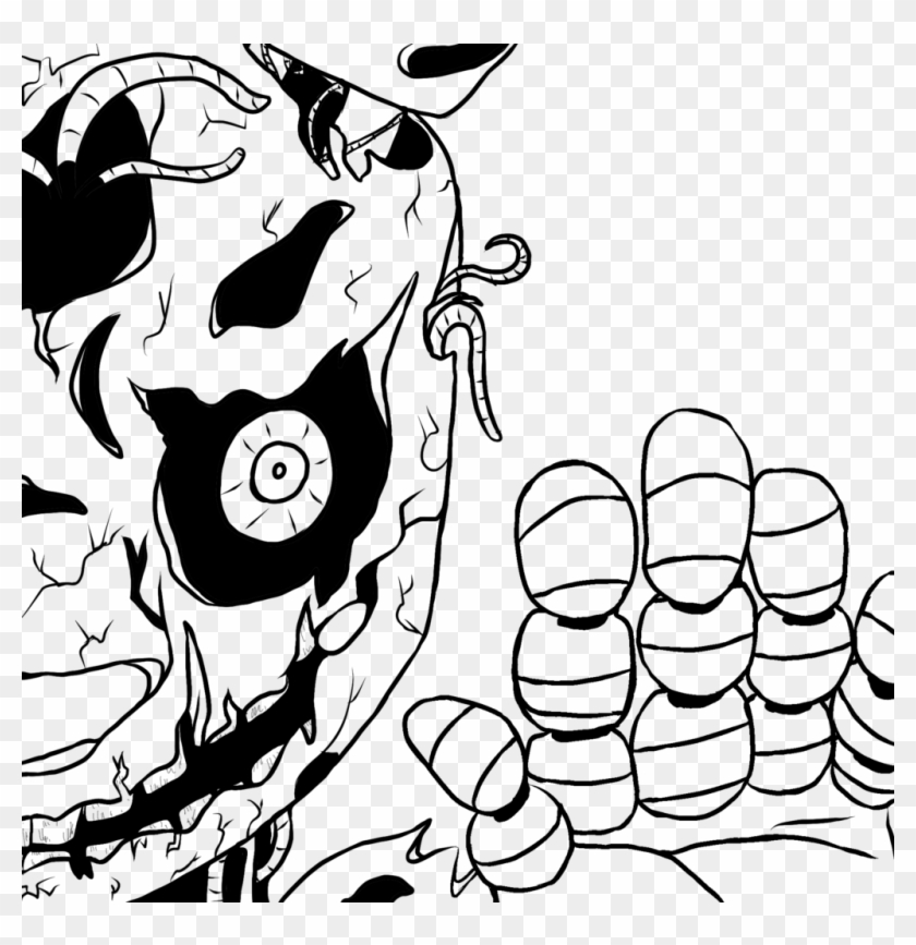 900 x 887 5  free springtrap coloring pages hd png
