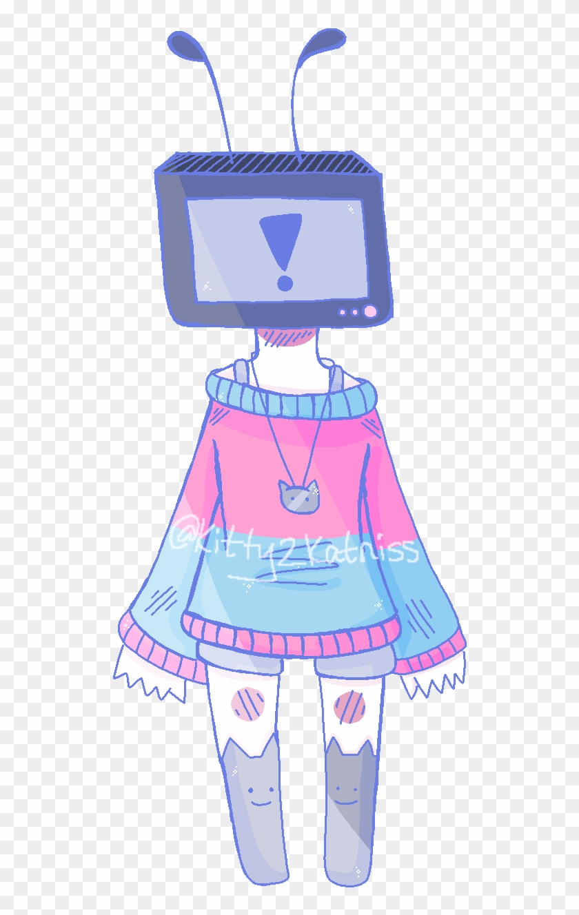 Pastel Tv Head Pastel Gore Tv Head Hd Png Download 514x1248 2213059 Pngfind - cat tv head roblox