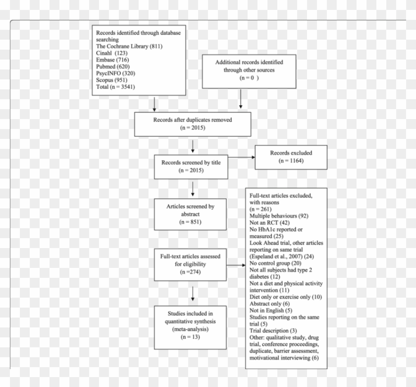 Prisma 2009 Flow Diagram Of Search Strategy - Monochrome, HD Png ...