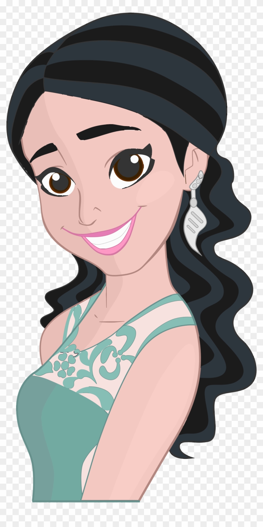 This Free Icons Png Design Of Happy Smiling Woman Woman Smiling Clipart Transparent Png 1172x2286 Pngfind