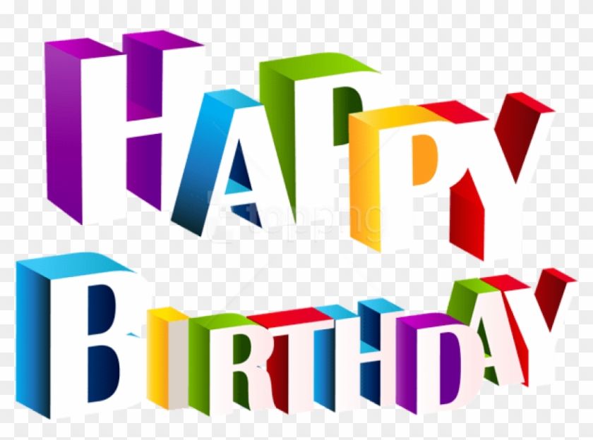 Free Png Download Happy Birthday Multlor Png Images Happy Birthday Png Text Transparent Png 850x590 Pngfind