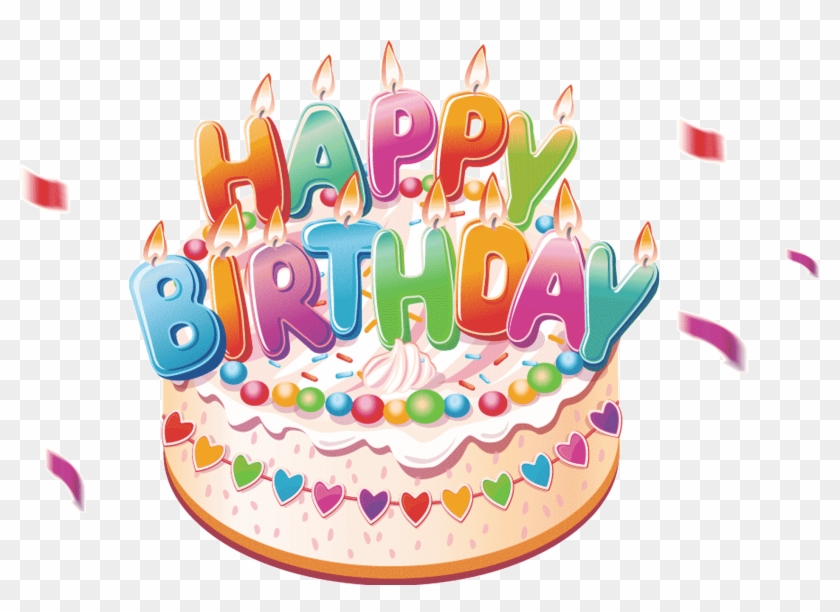 Birthday Cake Png - Cartoon Happy Birthday Cake, Transparent Png