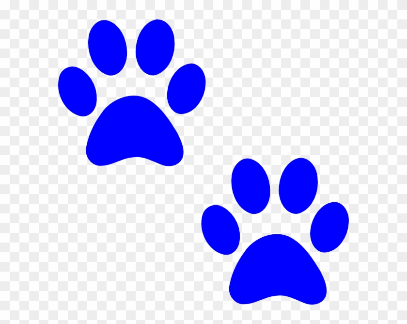 Clipart Tiger Paw Print - Blue Paw Print Clip Art, HD Png Download - 600x588(#2234841) - PngFind Clipart Tiger Paw Print - Blue Paw Print Clip Art, HD Png Download - 600x588(#2234841) - PngFind