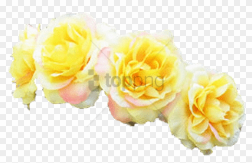 yellow flower crown