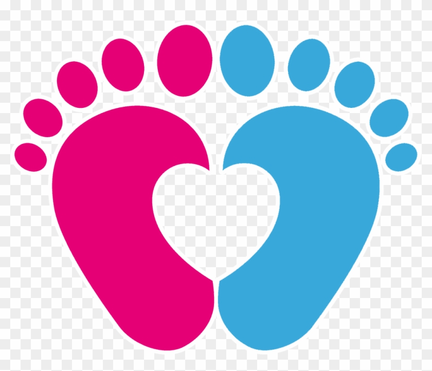 Download Pink Baby Footprints Png Image Black And White - Pregnancy ...