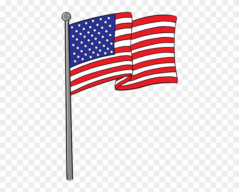 American Flag Pole Clip Art