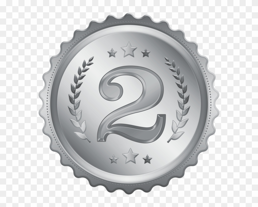Second Place Medal Badge Clipart Image Emblem Hd Png Download 598x600 Pngfind