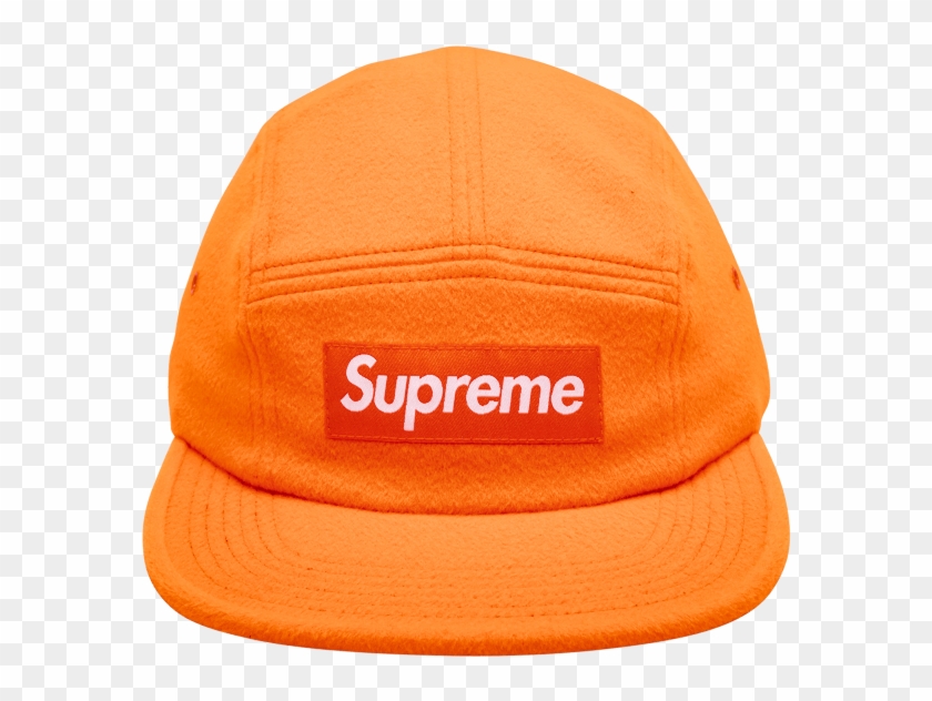 Image Of Supreme Wool Camp Cap Orange HD Png Download 586x552 2253702 PngFind