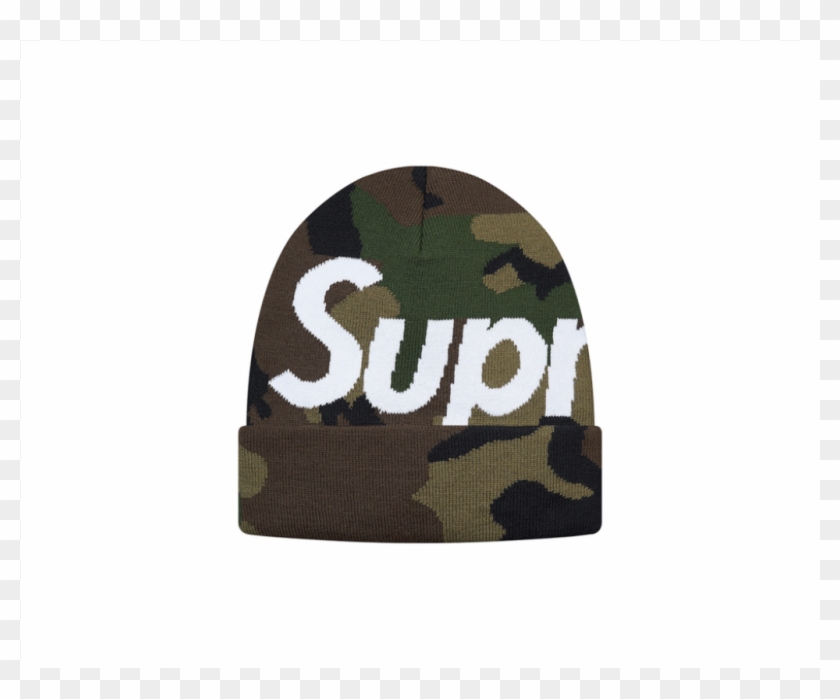 Supreme Reflective Big Logo Beanie , Png Download, Transparent Png