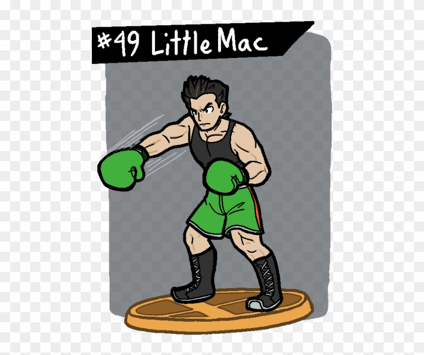 Hey, Little Mac Is A Boxer, So I Can Just Look Up Boxing - Cartoon, HD Png  Download - 500x667(#2260552) - PngFind