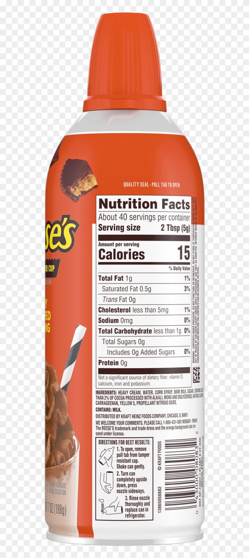 Reeses Whip Cream Nutrition Facts HD Png Download 1800x1800 2264288 PngFind Reeses Whip Cream Nutrition Facts HD Png Download 1800x1800 2264288 PngFind