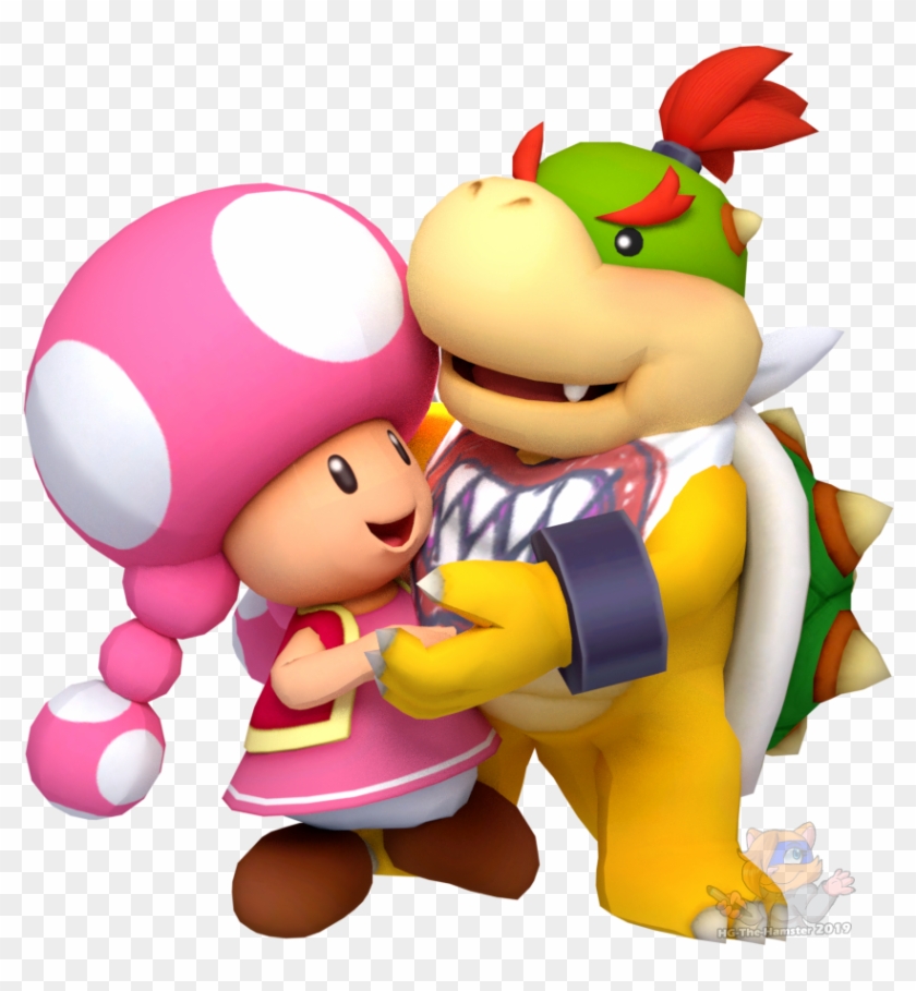 I Have To Much Power With Theses Models - Bowser Jr And Toadette, HD Png Do...
