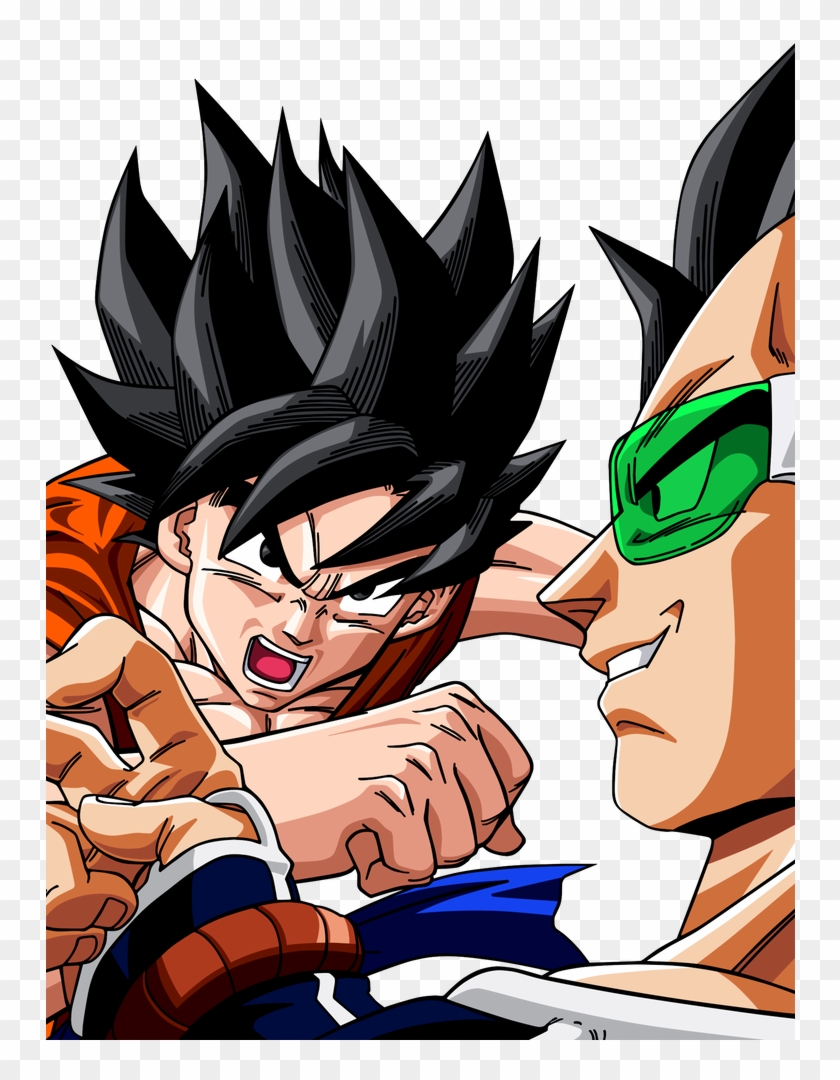 Son Goku And Raditz By Dark crawler, HD Png Download   20x20 ...