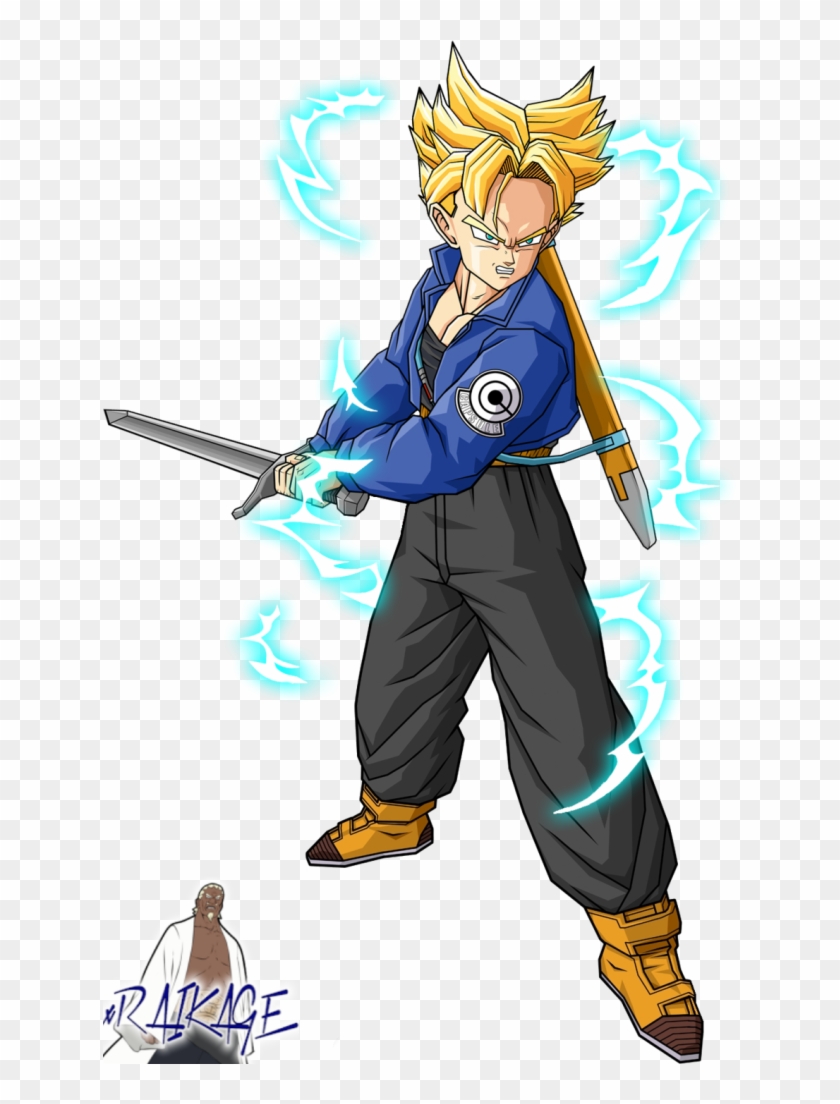 Future Trunks Png - Trunks Del Futuro Ssj Rage Png, Transparent