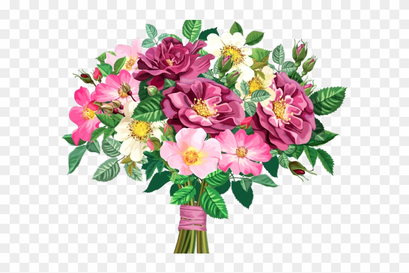 Bouquet Clipart Flower Bookey Transparent Background Flower