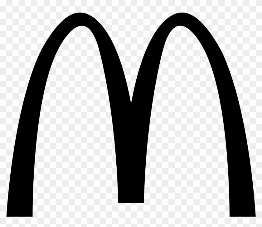 Mcdonalds Logo Free Png Image Mcdonalds Logo Black And White Transparent Png 2400x2400 2299341 Pngfind