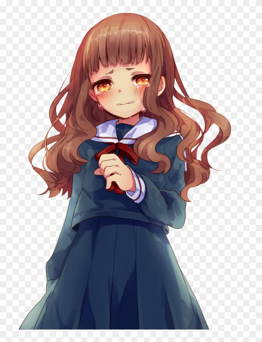 Anime Girl Crying Png - Cute Anime Girl Crying, Transparent Png -  762x1048(#230937) - PngFind