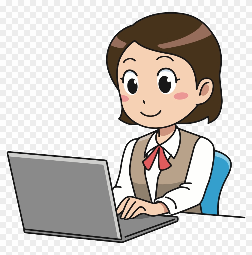 Person Doing Homework Png - Girl With Laptop Clipart, Transparent Png -  796x771(#233621) - PngFind