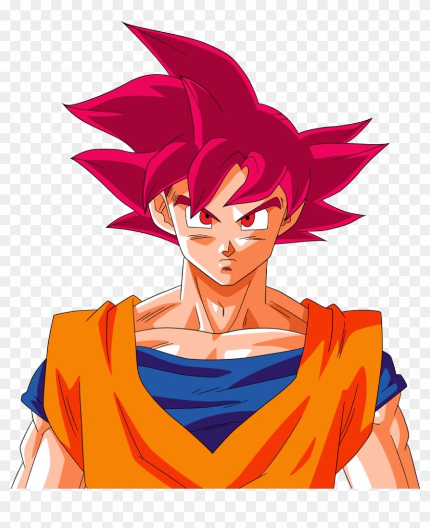 Current Super Saiyan God Is Actually Base Saiyan - Goku Ssj God Red, HD Png Download - -