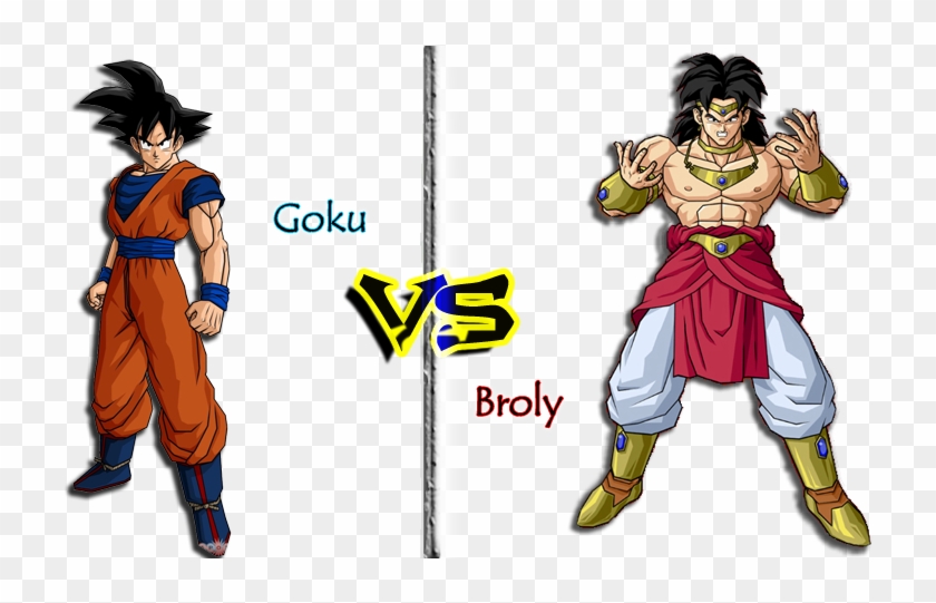 Goku Vs Broly This Battle Is Over - Broly Before Transformation, HD Png  Download - 815x460(#238349) - PngFind
