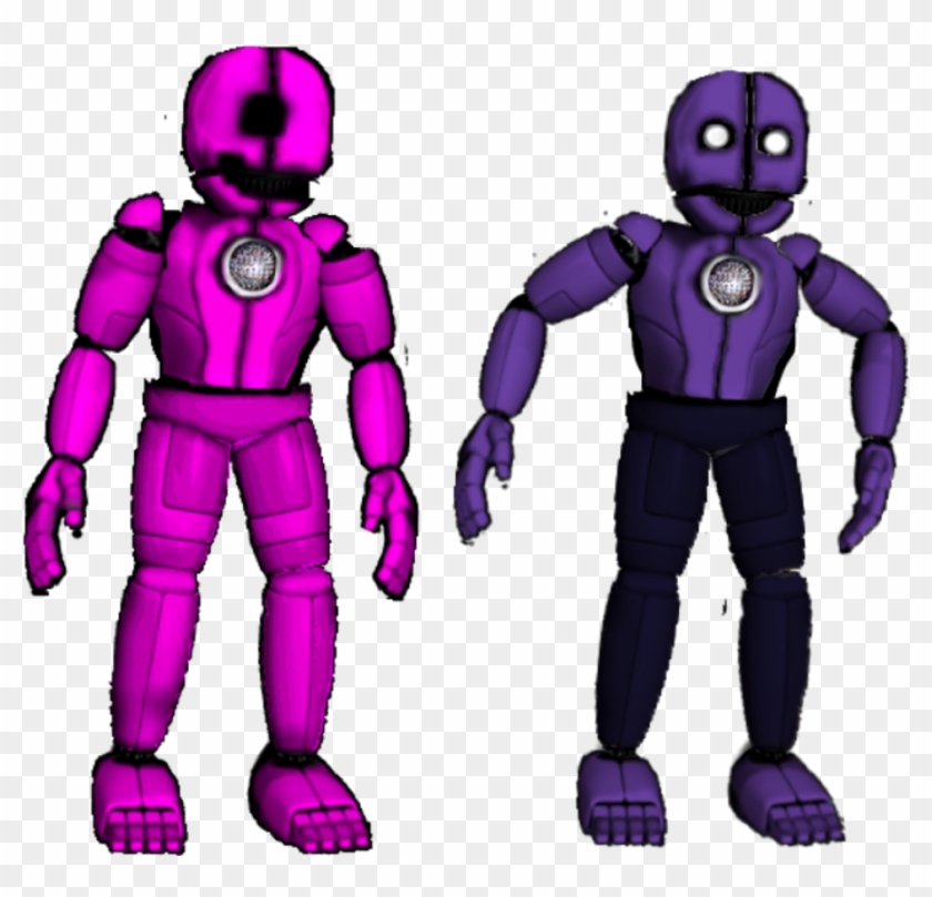 Funtime Classic Pink Guy And Funtime Classical Mini - Funtime Purple