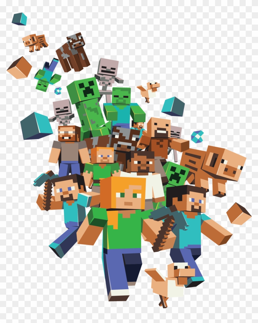 Character Background Generator - Minecraft Papercraft Bendable Skins - Free  Transparent PNG Clipart Images Download